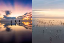 Biển “vô cực” Thái Bình những ngày nghỉ lễ khiến netizen phải giật mình