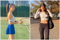 Phóng viên thể thao Nhật Bản sở hữu vóc dáng như người mẫu