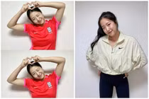 Vẻ đáng yêu như thiên thần của tay vợt người Hàn Quốc