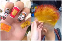 Thót tim phong cách làm đẹp chẳng giống ai vào tháng cô hồn