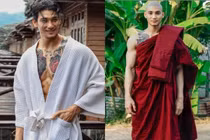 Nhan sắc đẹp như tạc của nam thần Myanmar mặc áo nhà sư