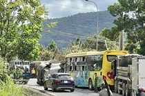 Tai nạn liên hoàn trên đèo Bảo Lộc, giao thông ách tắc nhiều giờ