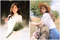 Đẹp trong veo như mùa thu Hà Nội, nữ sinh 10X gây sốt mạng