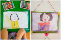 Vẽ tranh tả mẹ, hội nhóc tỳ tạo nên sản phẩm cực hài