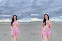 “MC trẻ nhất VTV” tự tin khoe dáng chuẩn khi hiếm hoi diện bikini