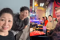 Hồng Vân chia sẻ khoảnh khắc đón Tết tại Mỹ