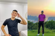 Hậu lùm xùm “sao kê”, Công Vinh sang chảnh chơi golf gây chú ý