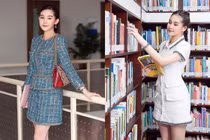 Diện nguyên cây đồ hàng hiệu đi dạy, Ngân Anh khiến dân tình chú ý