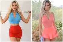 “Nữ thần sân golf” liên tục gây “nóng mắt” vì ăn mặc hớ hênh