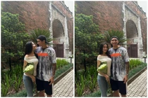 Doãn Hải My cùng bạn trai chụp ảnh bắt trend mùa thu Hà Nội