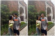 Doãn Hải My cùng bạn trai chụp ảnh bắt trend mùa thu Hà Nội