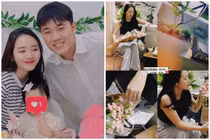 Hiếm hoi lộ diện cùng chồng, vợ Lương Xuân Trường gây chú ý