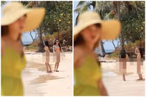 Nhờ người yêu chụp ảnh cô gái “giận tím người” với kết quả