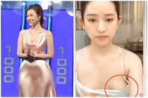 Gặp sự cố trang phục, dàn hot girl khiến người xem “nóng mắt“