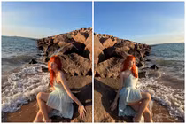 Hóa nàng tiên cá tóc đỏ, MC Ngô Thảo Trang làm netizen ngẩn ngơ