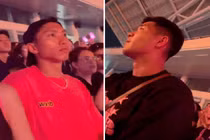 Đưa “nóc nhà” xem BLACKPINK, Văn Hậu và Đức Chinh biểu cảm hài hước