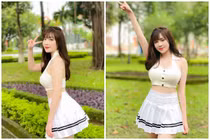 Quay lại đường đua gợi cảm, Âu Hà My làm netizen khó nhận ra