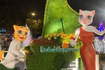 Xuất hiện thêm linh vật mèo phiên bản quý tộc ở Đà Lạt