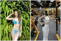 Diện nội y bé xíu, chị Thiều Bảo Trâm khiến netizen mê mẩn