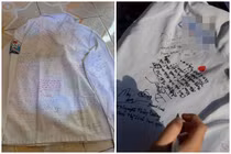 Dòng lưu bút trên những món đồ độc đáo gợi nhớ về tuổi học trò