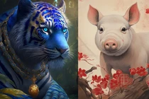  4 tuổi giàu lên trông thấy, tiền bạc chất đầy kho