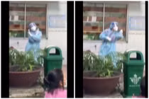 Tình nguyện viên “gây bão” khi nhảy ngẫu hứng hỗ trợ tiêm vaccine 