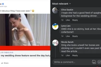 Cô dâu bất ngờ bị miệt thị 'gầy trơ xương' khi khoe ảnh cưới