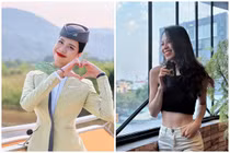 Thân hình đẹp của cô gái làm tiếp viên trưởng năm 21 tuổi