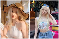 Ngất ngây với vẻ đẹp chuẩn “búp bê sống” của hot girl Uzbekistan 