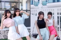 Cặp chị em song sinh “đốn tim” netizen nhờ nhan sắc vạn người mê