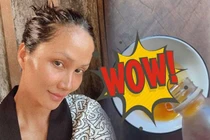 H'Hen Niê dưỡng tóc với mặt nạ giá rẻ, dễ làm tại nhà