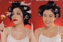 Đu trend “biến hình”, gái xinh Quỳnh Thi tiếp tục tạo cơn sốt