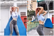 Tạo dáng “khiêu khích”, Lê Bống nhận đủ "gạch đá"