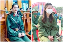 Loạt nữ tân binh xinh đẹp nổi bật ngày lên đường nhập ngũ