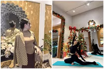 Vợ Hồ Tấn Tài khoe vóc dáng quyến rũ chuẩn bà mẹ 1 con