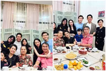 Sinh nhật bố chồng, vợ hai Minh Nhựa lần đầu làm điều này