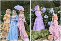 Check - in Đà Lạt cực quý tộc "xịn", 3 mẹ con gây sốt mạng