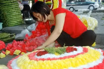 “Làm hoa viếng Đại tướng vinh dự lắm, nhưng buồn“