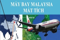Infographic: 3 ngày căng thẳng tìm kiếm máy bay Malaysia