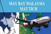 Infographic: 3 ngày căng thẳng tìm kiếm máy bay Malaysia
