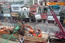 Hé lộ nguyên nhân sập cẩu công trình đường sắt trên cao