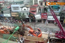 Hé lộ nguyên nhân sập cẩu công trình đường sắt trên cao