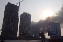 Cháy ở khu đô thị mới An Hưng, ít nhất 2 người nhập viện