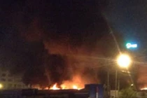 Cận cảnh hiện trường vụ cháy gần tòa nhà cao nhất Thủ đô