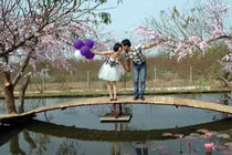 Teen Hà thành mặc "kiệm vải"... khoe dáng ở “Vườn thượng uyển”