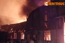 Tận mục khu công nghiệp Quang Minh chìm trong biển lửa