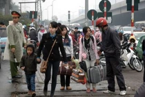 Ùn ùn rời Thủ đô về quê ăn Tết