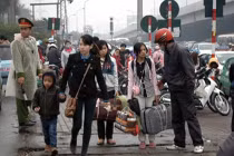 Ùn ùn rời Thủ đô về quê ăn Tết