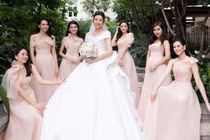 Dàn phù dâu "đẹp nhất hệ mặt trời" trong đám cưới Thúy Vân