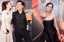 Vợ chồng Trường Giang tình tứ dự sự kiện, Nam Em cũng có mặt